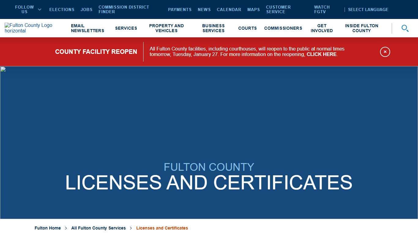 Licenses and Certificates